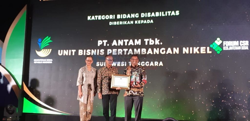 Antam Sultra Raih Penghargaan Padmamitra Award 2018 Lentera Sultra